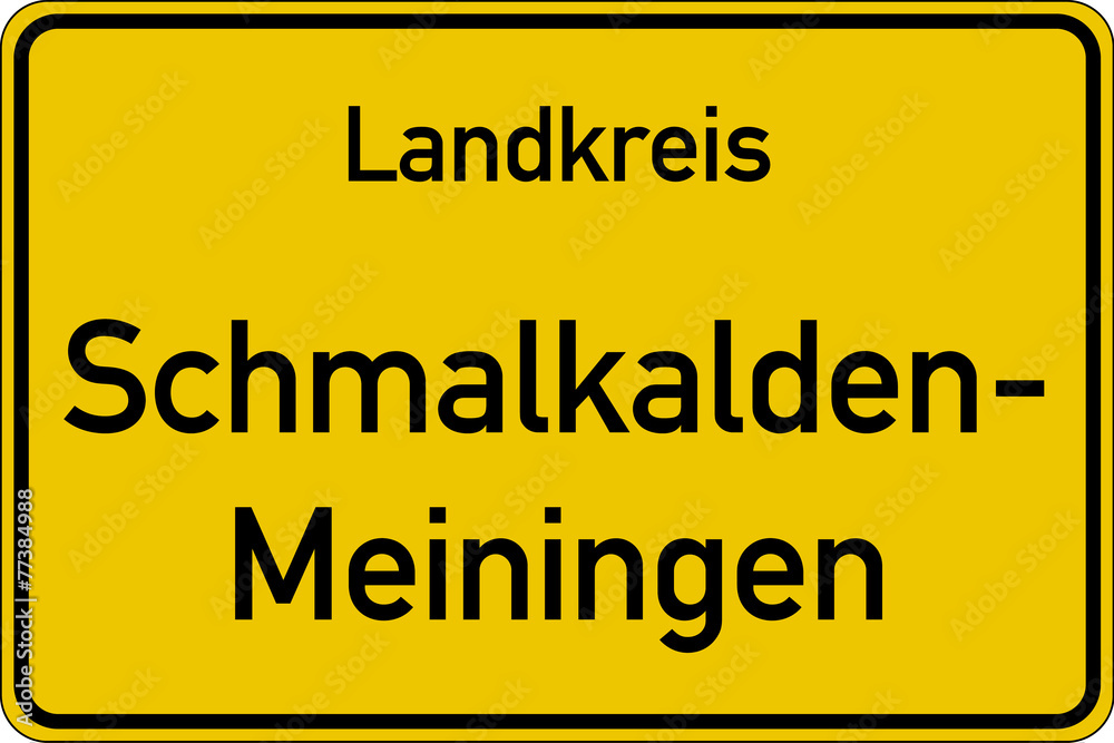 Fototapeta premium Schmalkalden-Meiningen