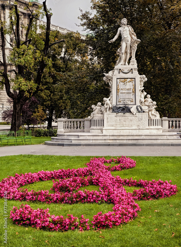 Mozartdenkmal  Wien