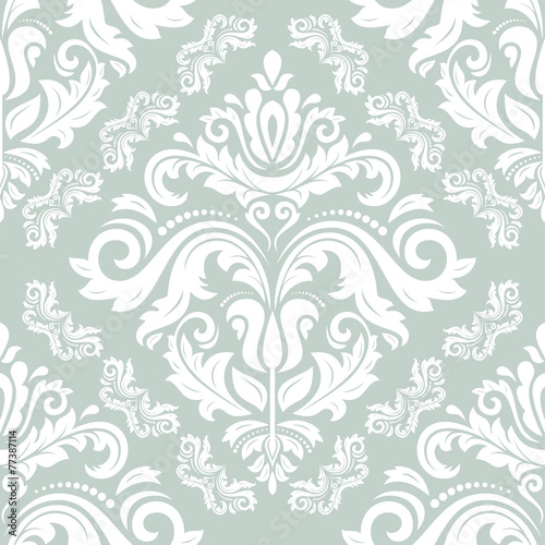 Damask Seamless Pattern. Orient Background