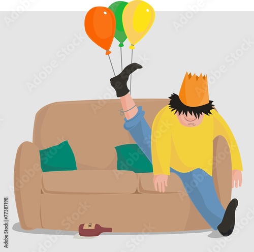 after the party.