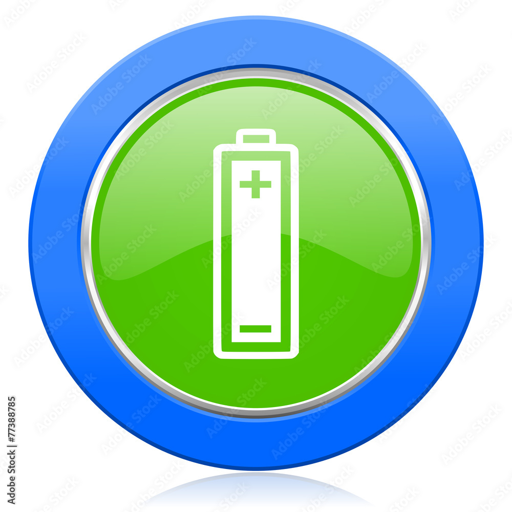battery icon power sign