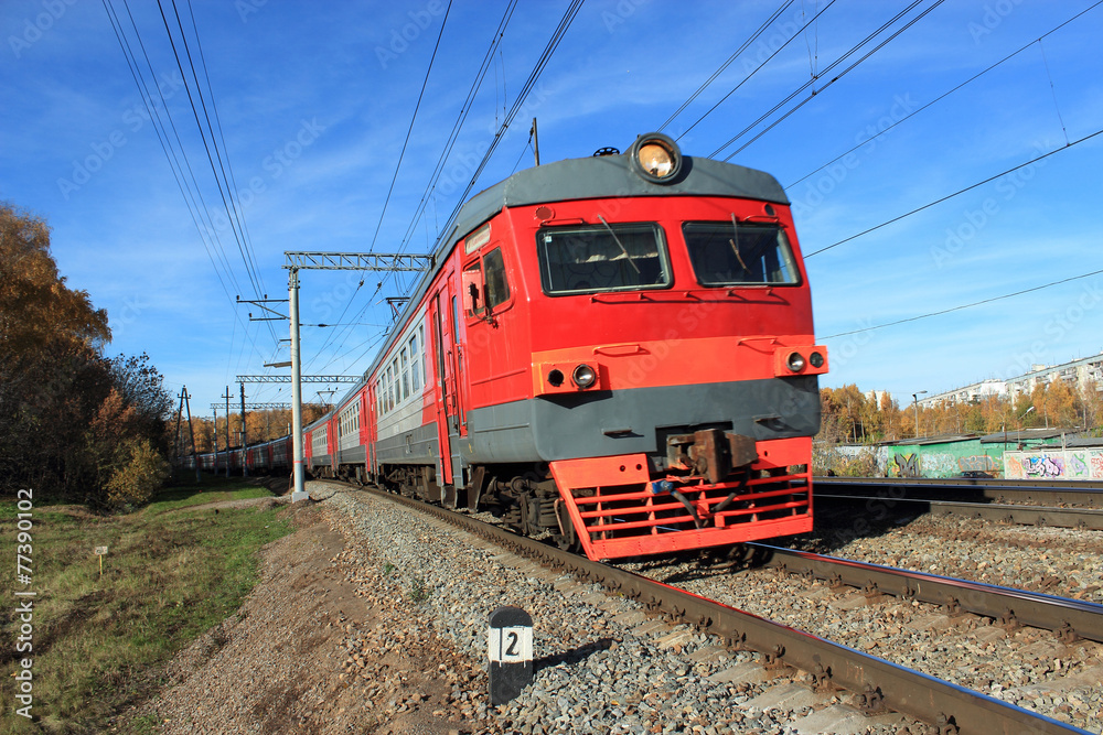 Obraz premium Kolej podmiejska