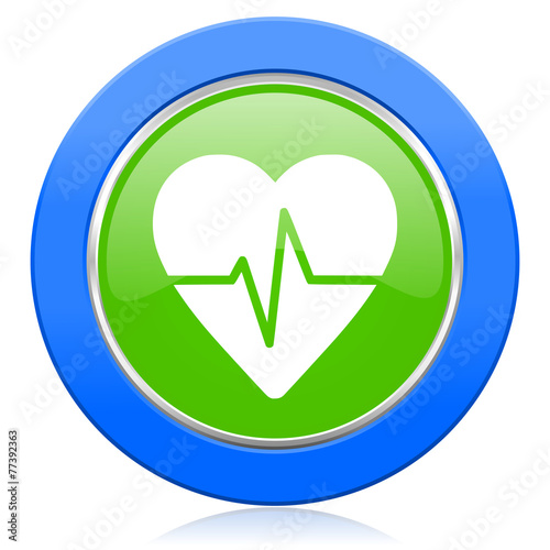 pulse icon heart rate sign