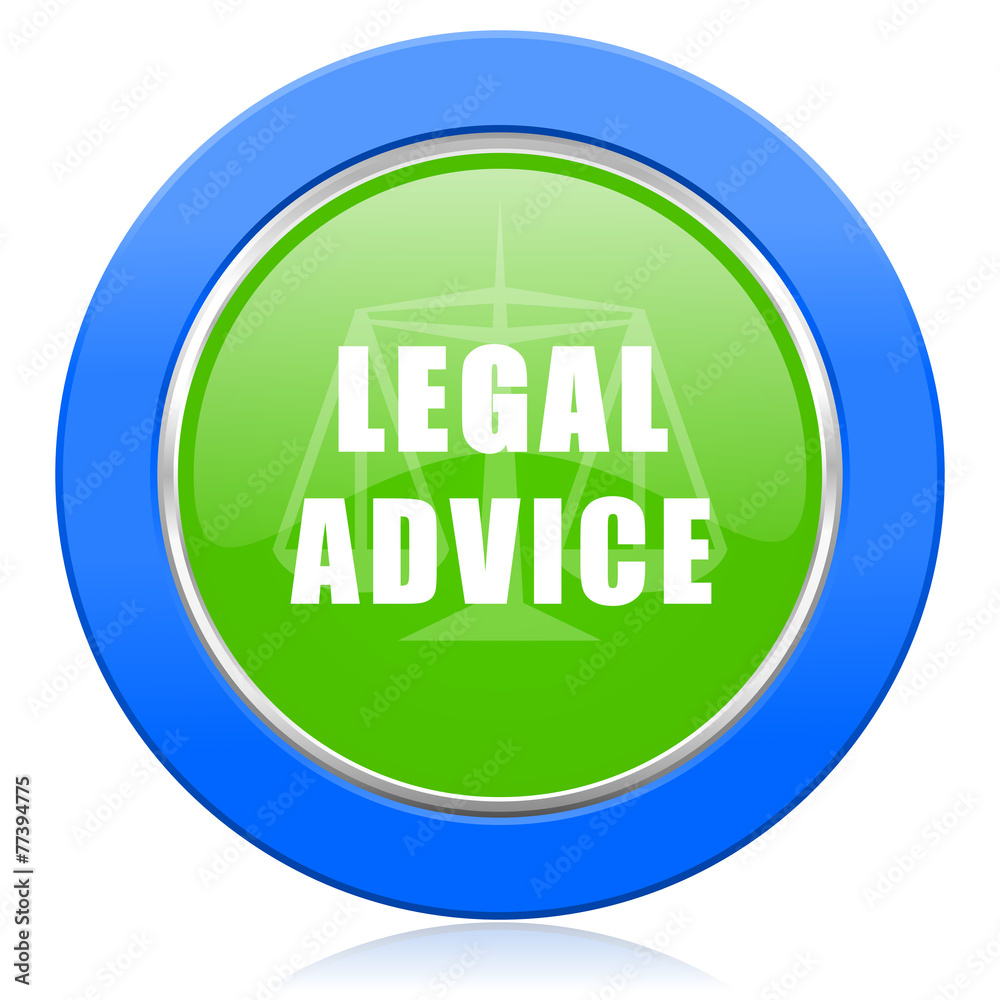 legal advice icon law sign