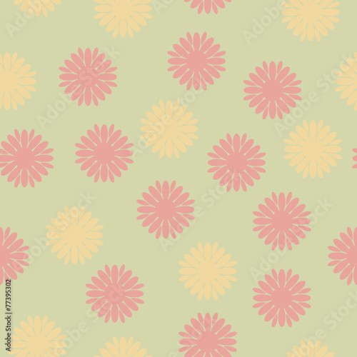 Texture with floral elements