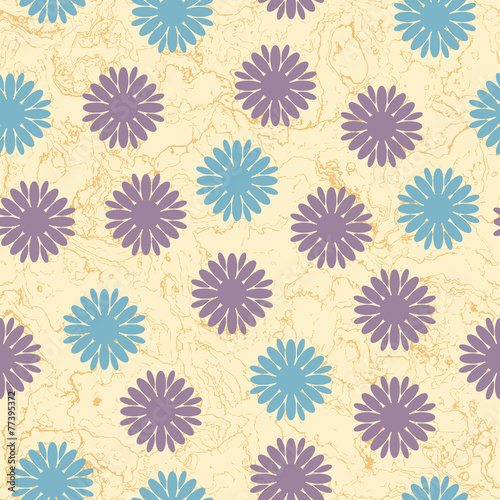 Texture with floral elements