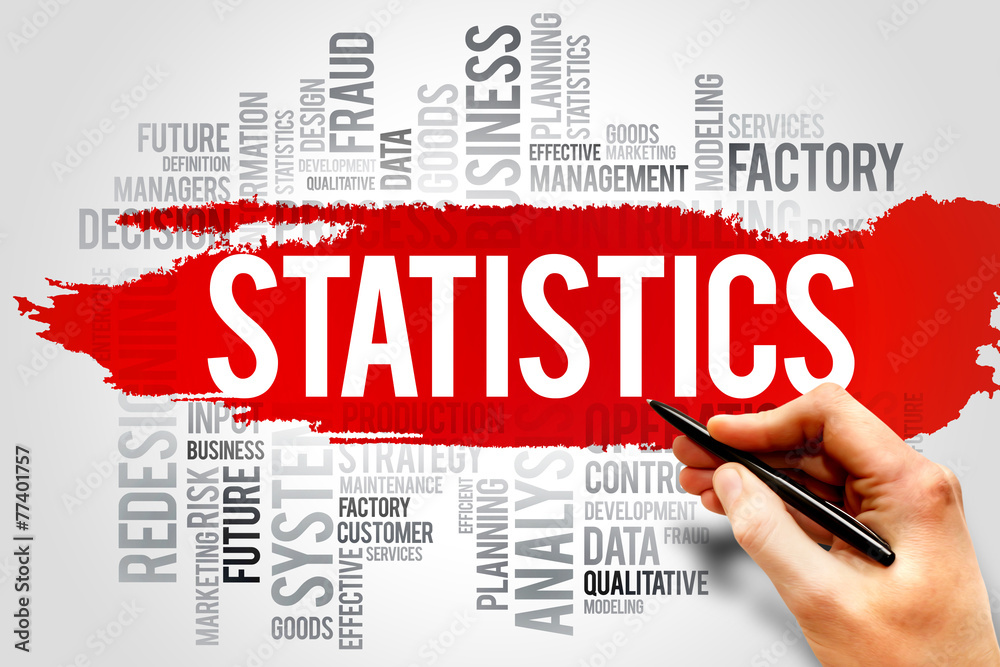 STATISTICS word cloud, business concept STATISTICS word cloud, business concept