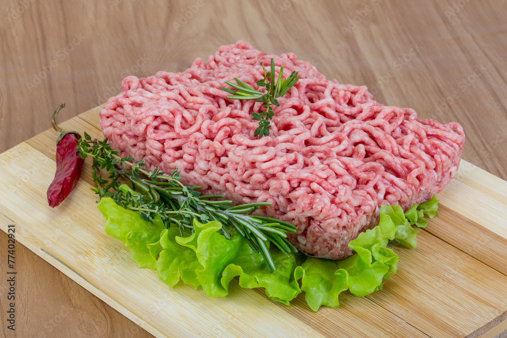 Raw minced meat Raw minced meat