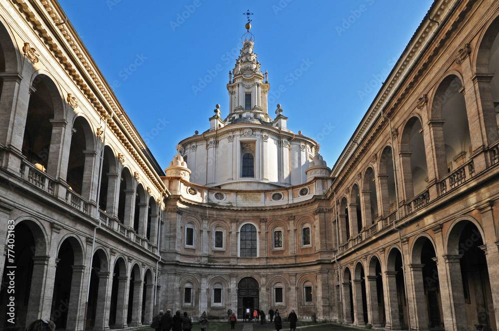 Fototapeta premium Roma, la chiesa di Sant'Ivo alla Sapienza