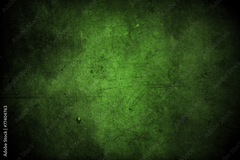 Grunge green textured concrete wall background