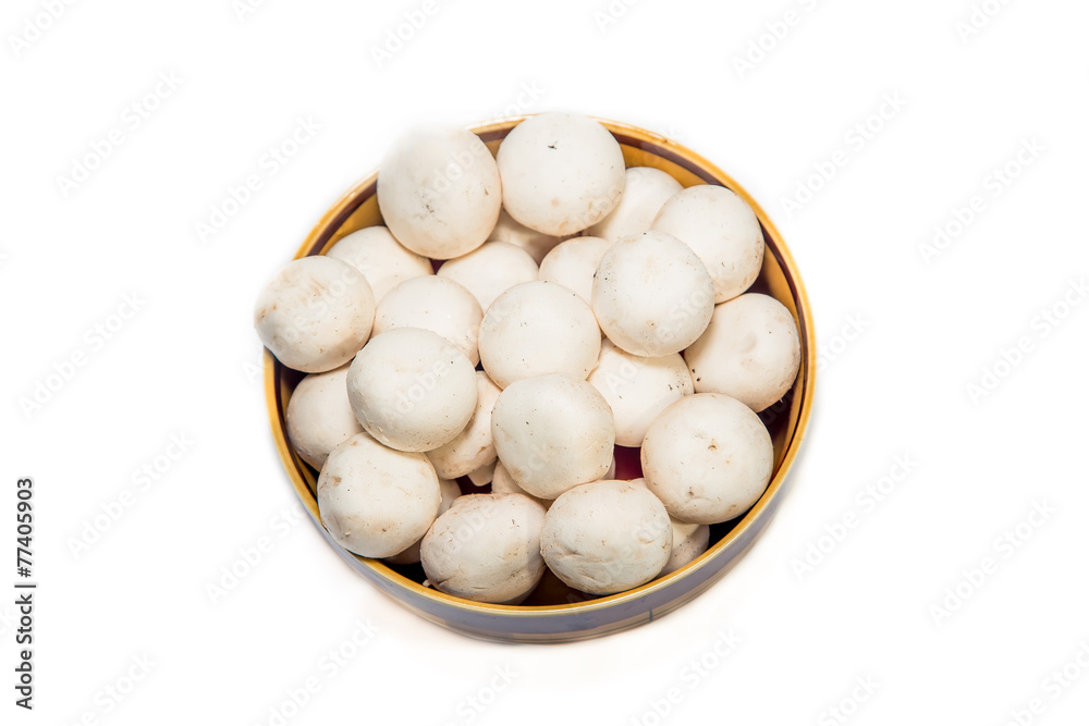 Mushrooms in a bowl Mushrooms in a bowl