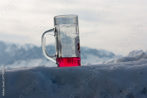 Skiwasser in luftiger Höhe