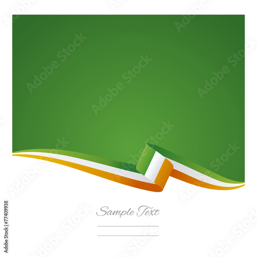 Ireland flag background vector