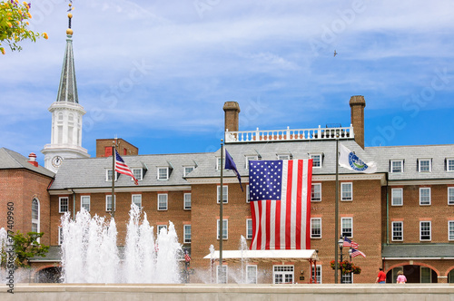 front of Alexandria city hall, Virginia, USA