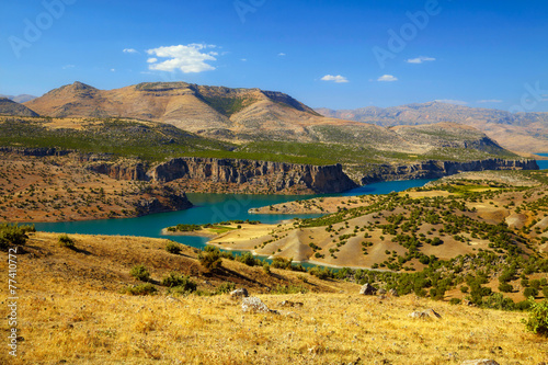 Canyon of Euphrates River. Turkey