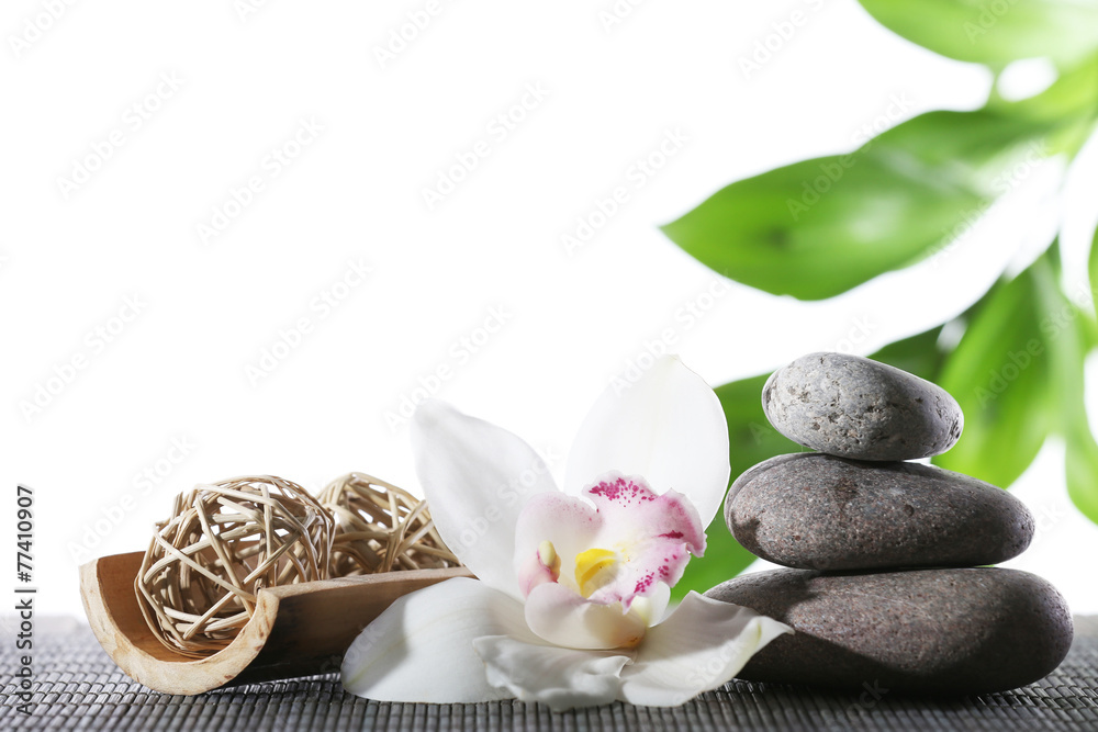 Still life of spa stones Still life of spa stones