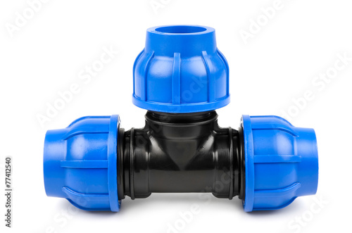 Plastic pipe connector