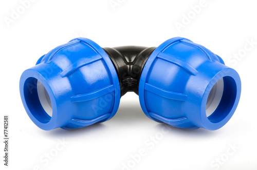 Plastic pipe connector