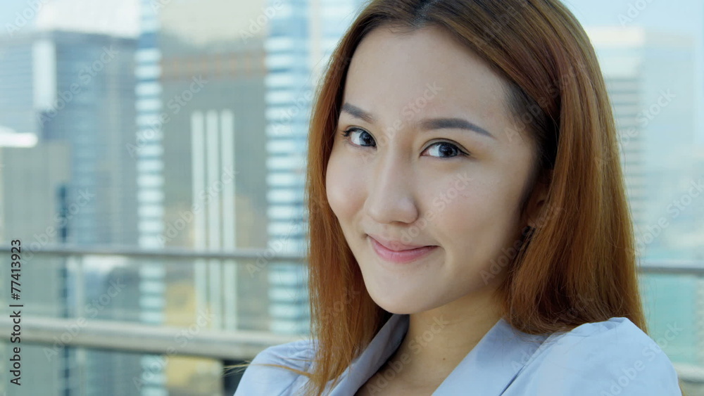 Portrait Female Asian Chinese Business Advisor Portrait Female Asian Chinese Business Advisor