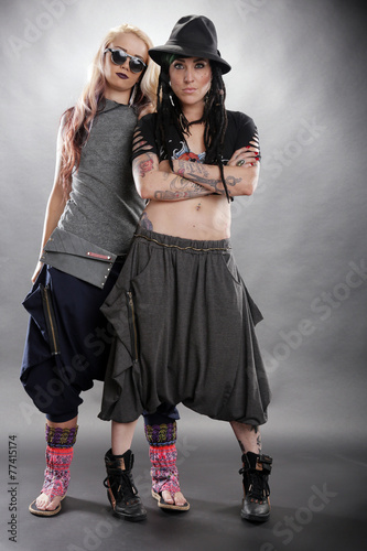 Canvas-taulu World fashion with a punk touch