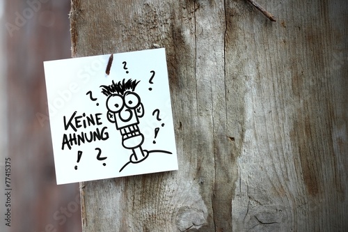 zettl brettl 01 keine ahnung I photo