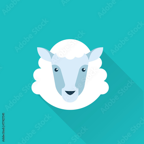 sheep vector icon