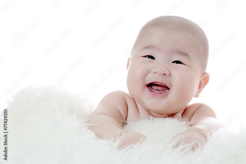 Portrait baby adorable baby looking confused Portrait baby adorable baby looking confused