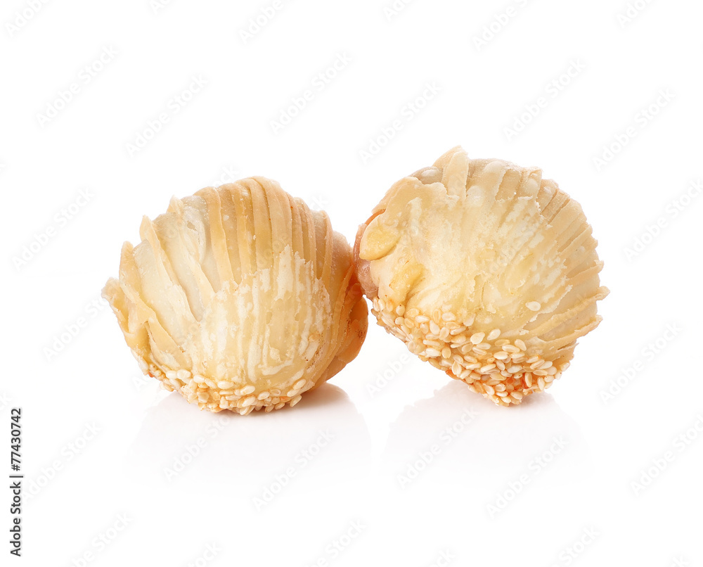 Chinese Pastry dessert festival China isolated on white backgrou Chinese Pastry dessert festival China isolated on white backgrou