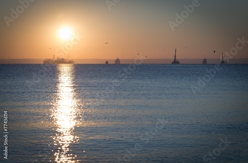 Sunset on the Black sea © Olivia