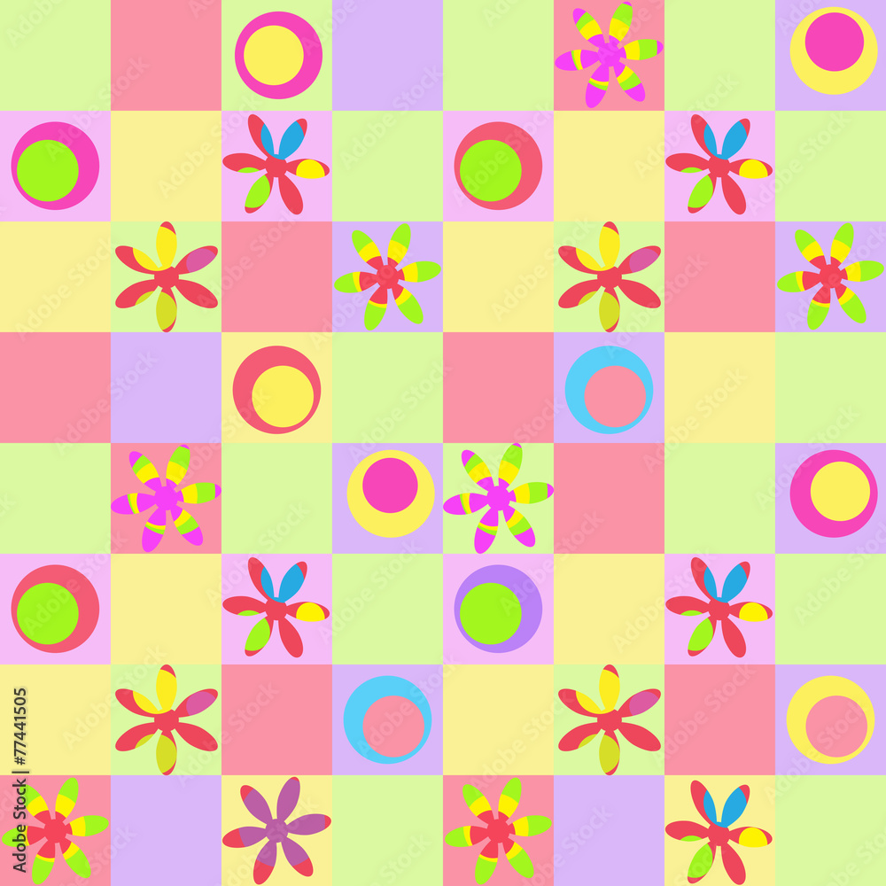 Seamless colorful Geometric Pattern. Seamless colorful Geometric Pattern.