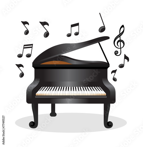 Piano vector illustration