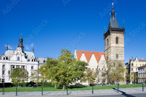 Photography New Town hall, Prague (UNESCO), Czech republic