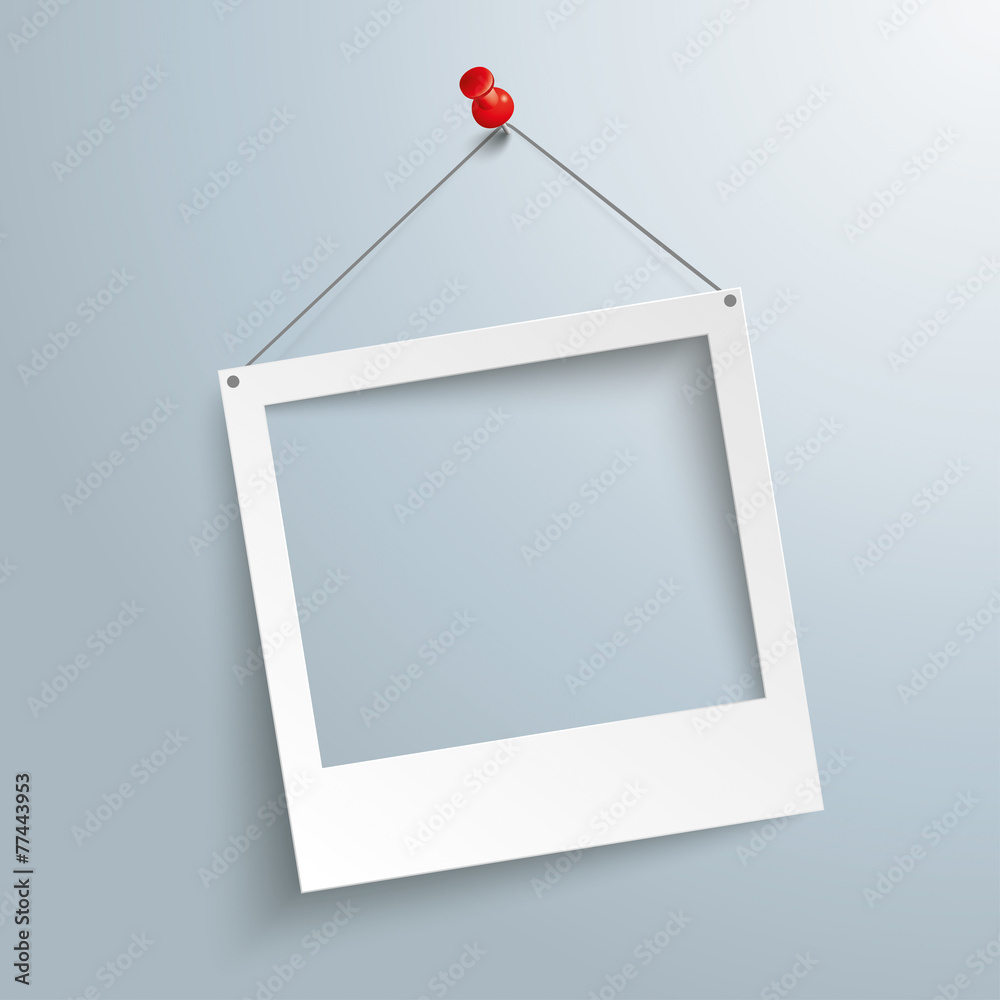 Slanted Photo Frame Thumbtack PiAd
