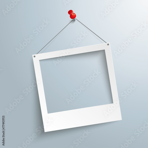 Slanted Photo Frame Thumbtack PiAd