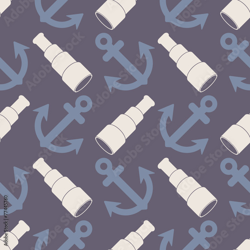 seamless background with pirate stuff