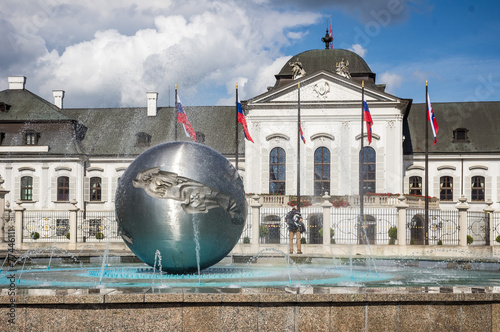 Canvas Print Presidential Palace in Bratislava, Slovakia