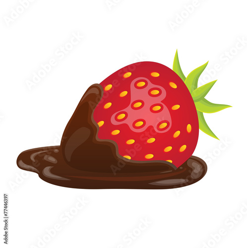 Strawberry and chocolate