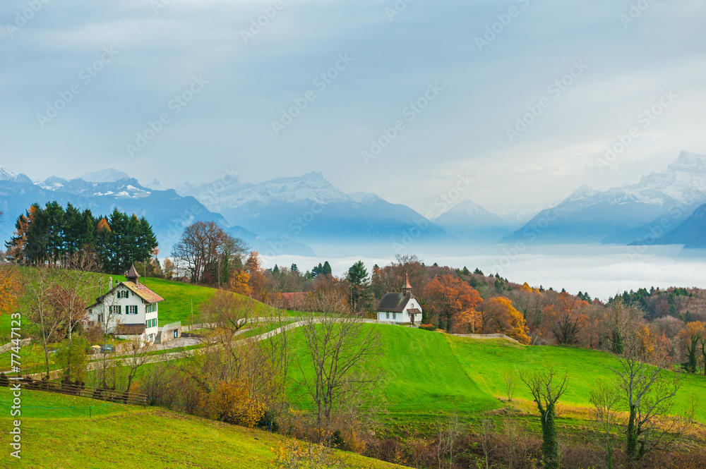 Beautiful landscape of a countryside Beautiful landscape of a countryside