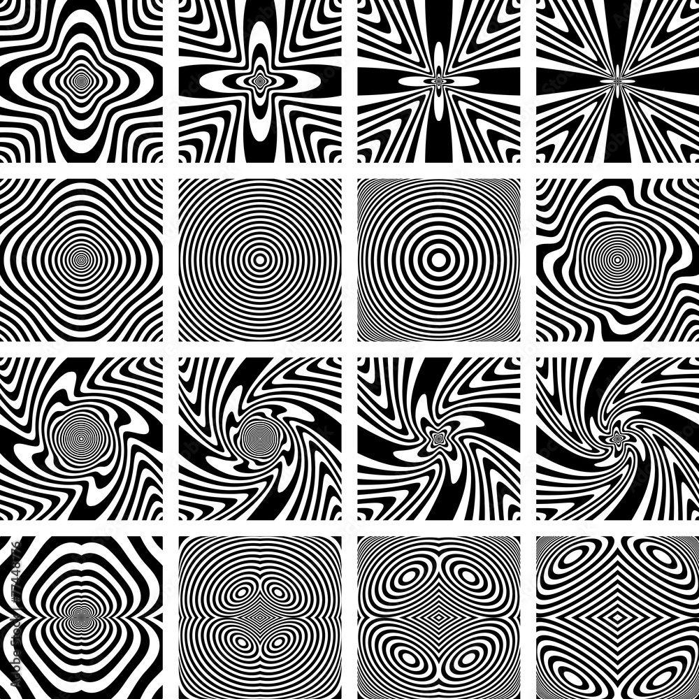 Abstract patterns. Design elements set.