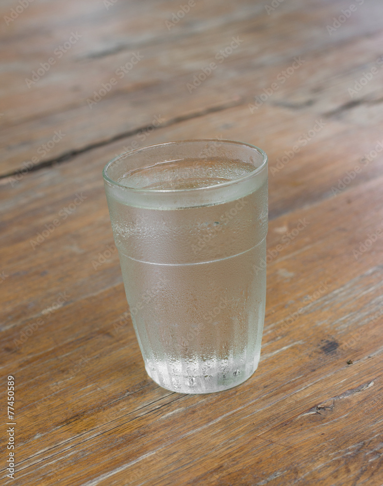 Glass of water with ice Glass of water with ice