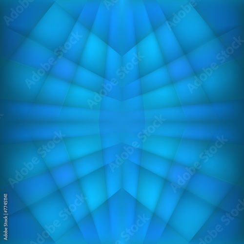 Abstract geometric blue background. Vector Illustration