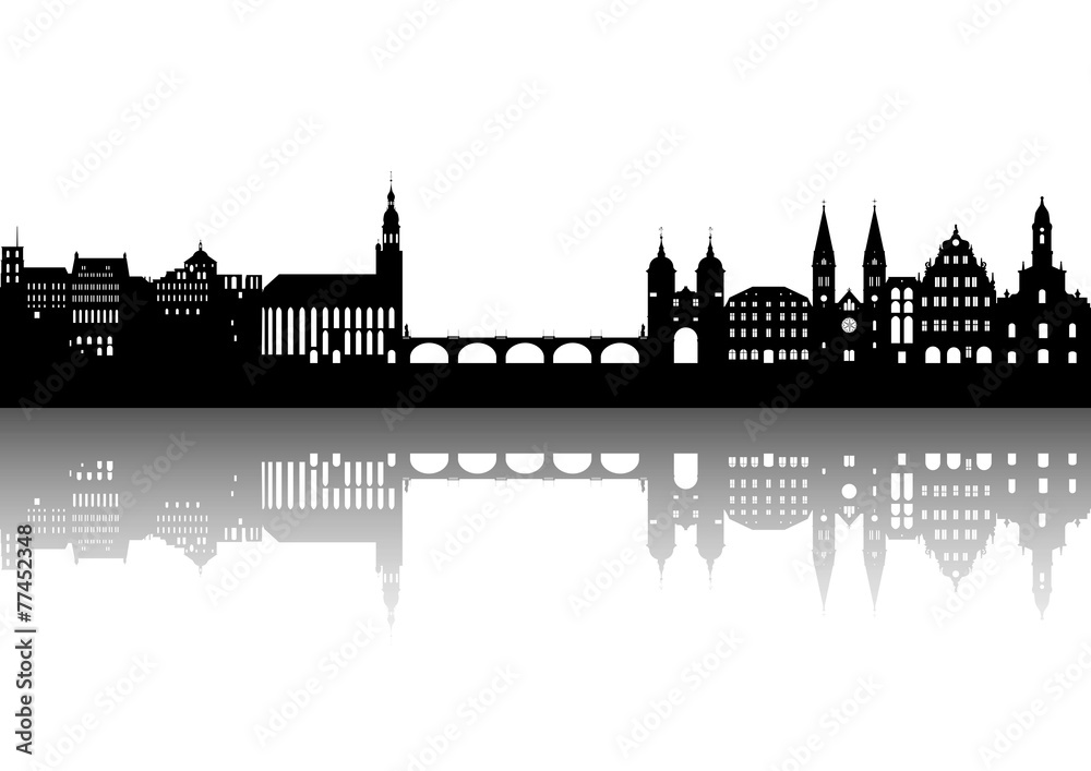 Obraz premium Heidelberg Skyline