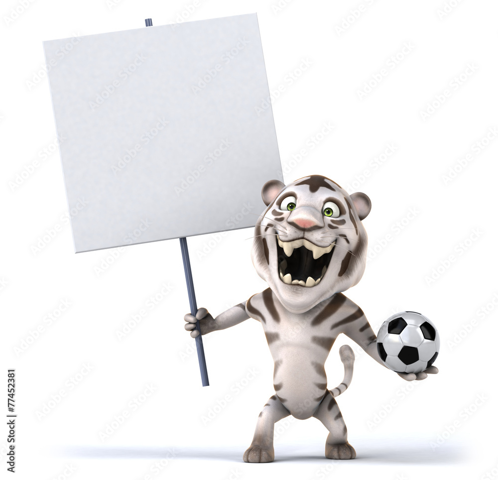 Obraz premium Fun tiger