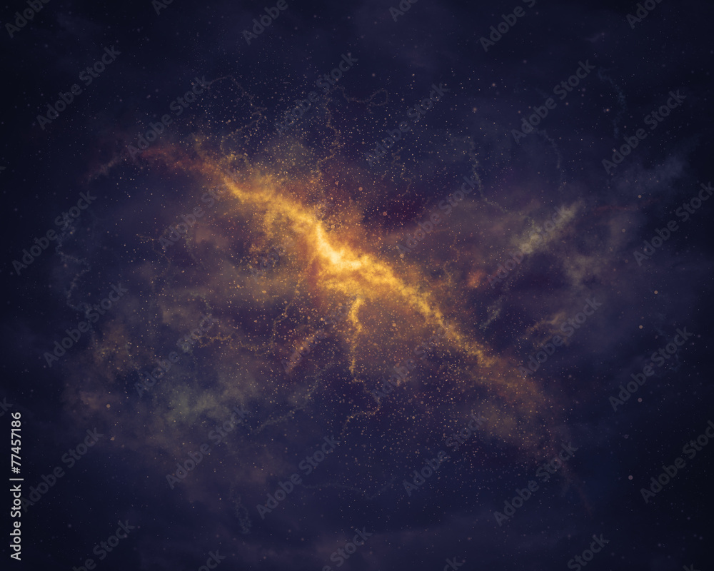 Obraz premium Space storm