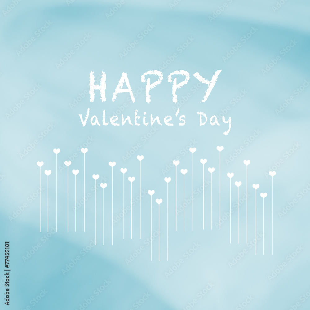 Obraz premium Hearts Abstract Background. St.Valentine's Day Wallpaper.