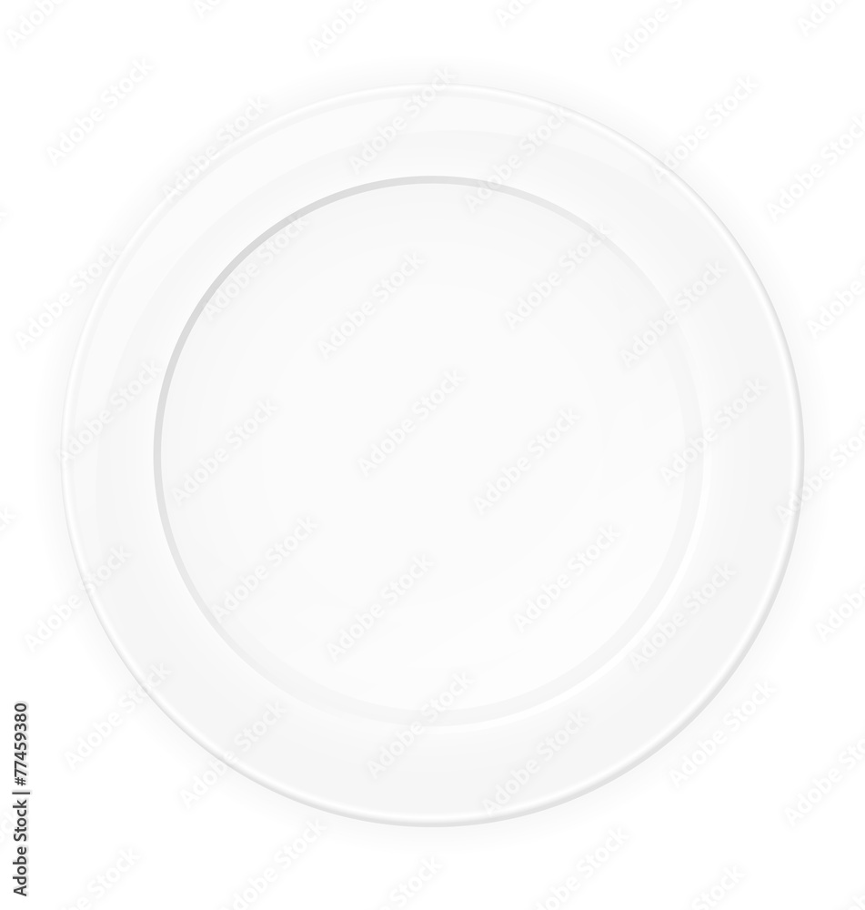 plate vector illustration plate vector illustration