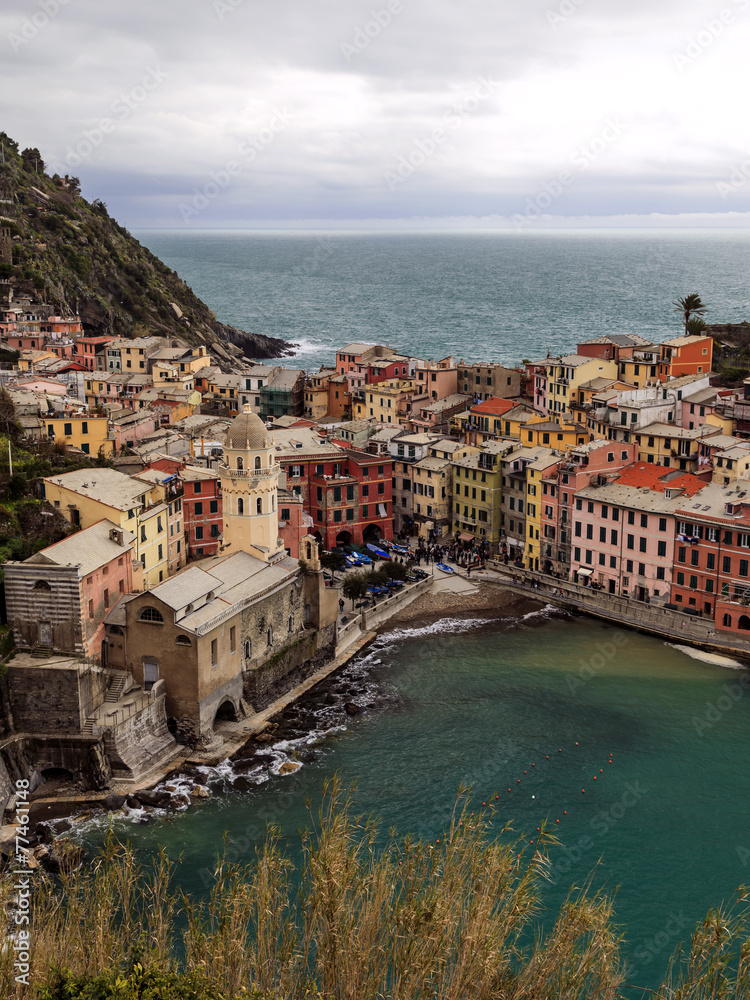 Village des Cinque terre: Vernazza en Italie