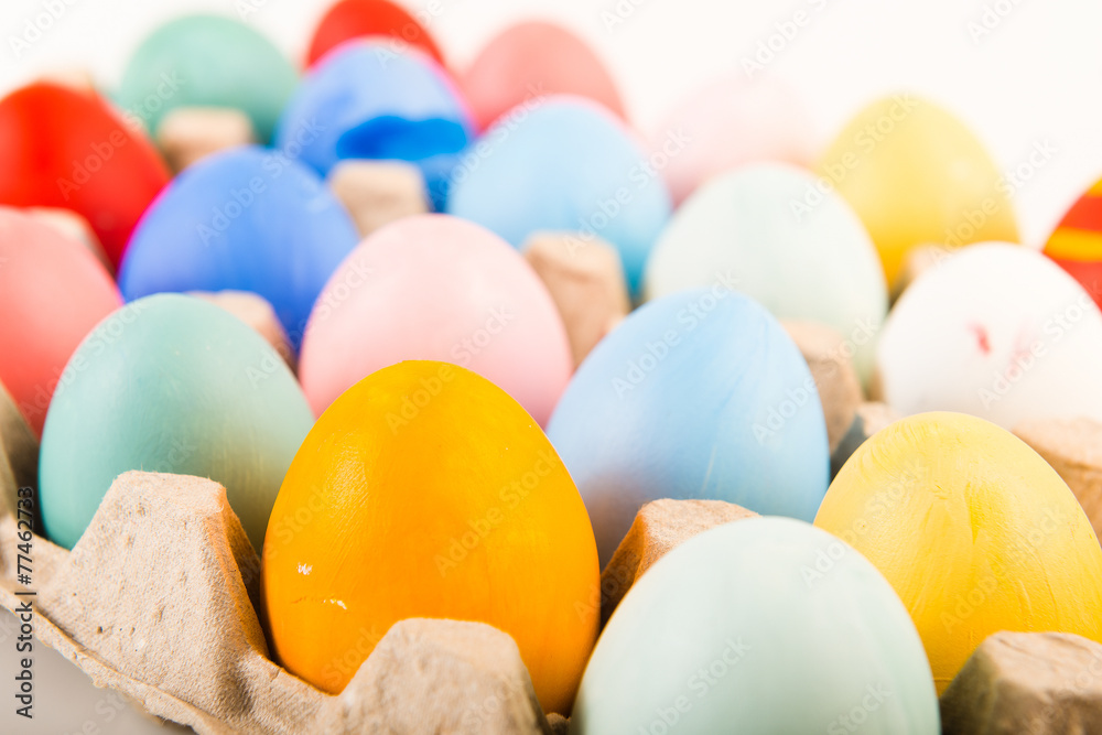 Different colorful Easter eggs Different colorful Easter eggs