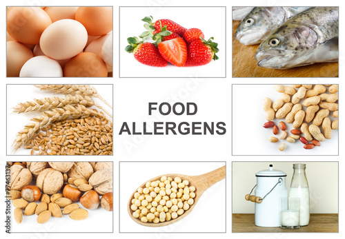 Allergy food concept
