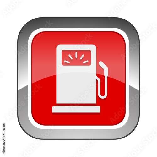 Chrome Square Button